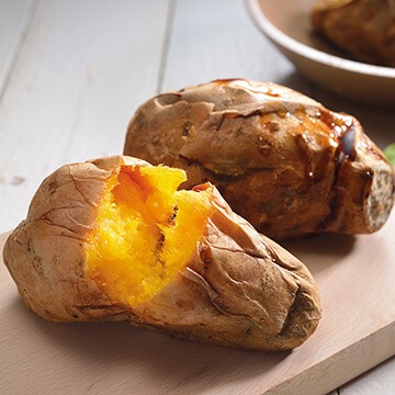 Frozen Baked Sweet Potato